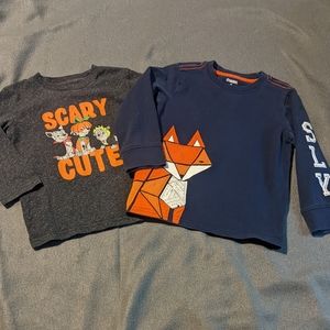 🔥3/$20 3t Boys Long Sleeve Shirt Lot